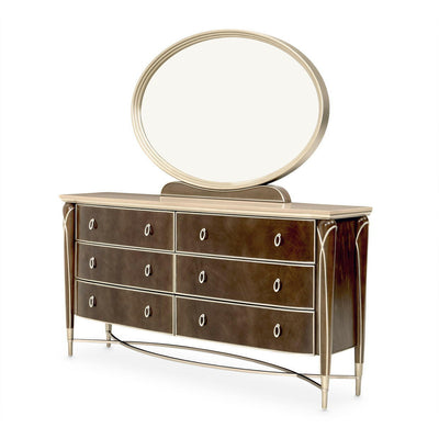 Villa Cherie Dresser & Mirror - Hazelnut.