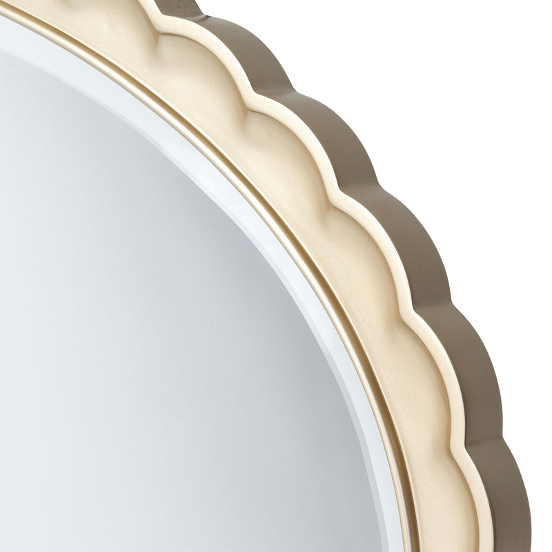 Malibu Crest - Oval Wall Mirror - Chardonnay