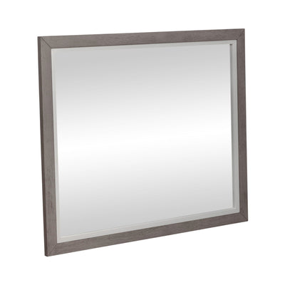 Palmetto Heights - Landscape Mirror - White