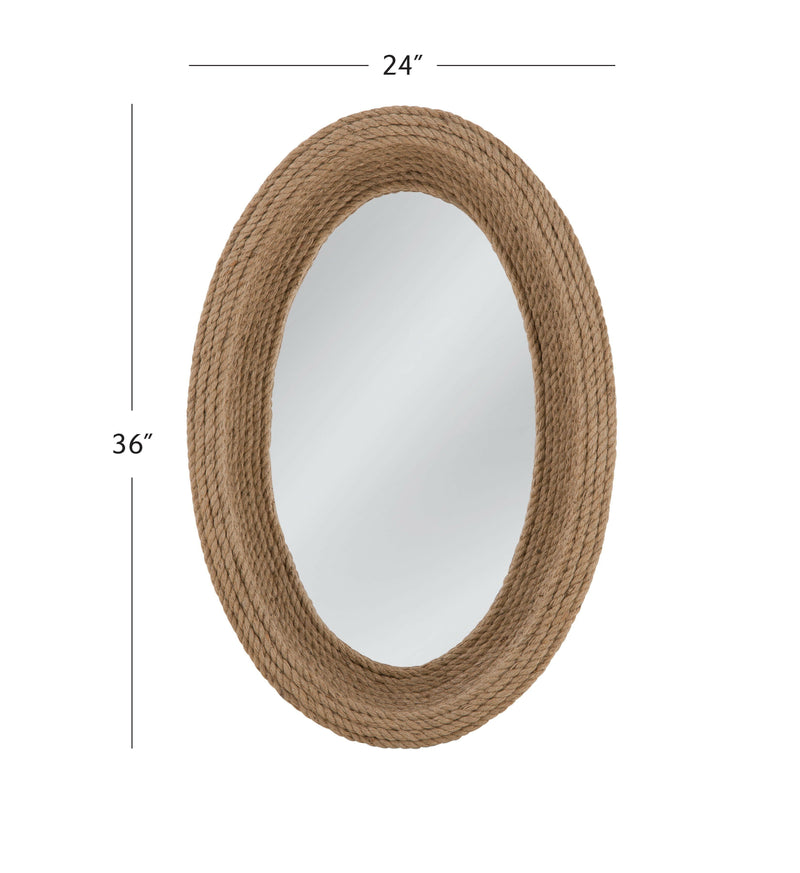 Regatta - Wall Mirror - Light Brown - Wall Mirrors - Grand Furniture GA