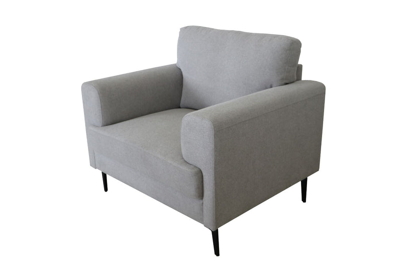 Kyrene - Chair - Light Gray Linen - Grand Furniture GA