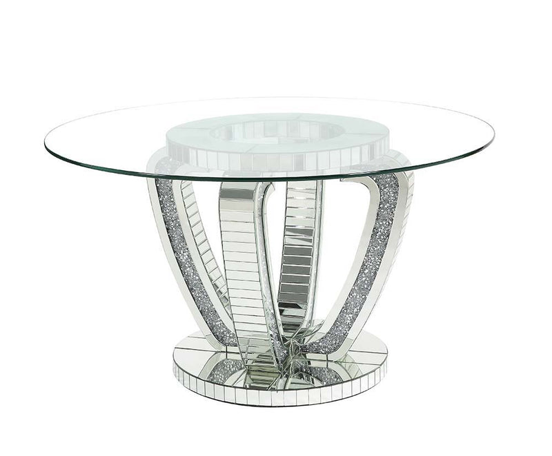 Noralie - Dining Table - Mirrored - Grand Furniture GA