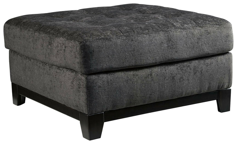 Reidshire - Steel - Oversized Accent Ottoman.