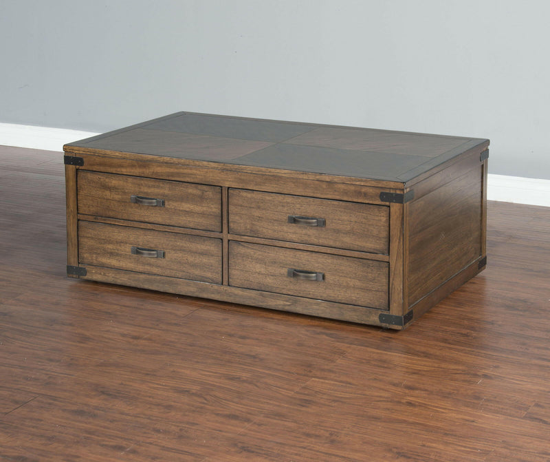 Safari - Coffee Table - Dark Brown.