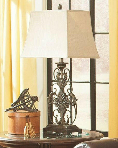 Sallee - Gold Finish - Poly Table Lamp.