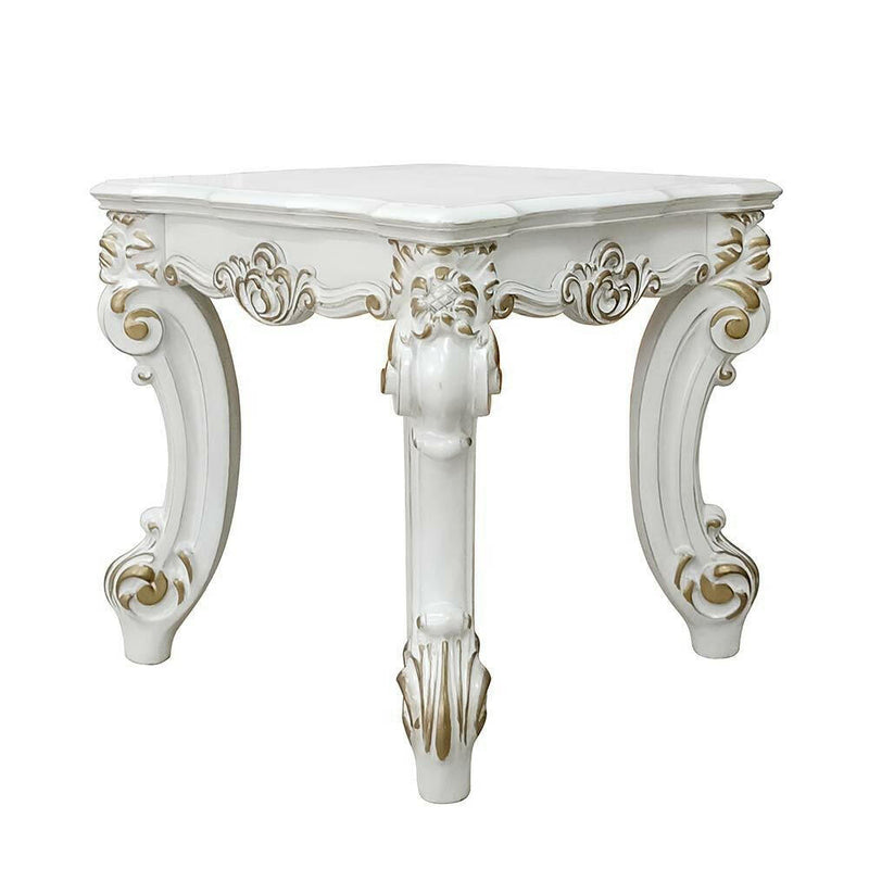 Vendom II - End Table - Antique Pearl Finish - Grand Furniture GA