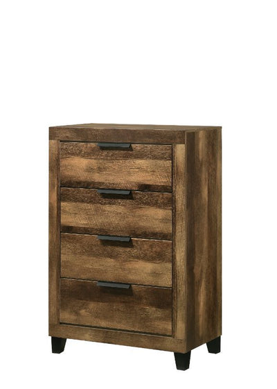 Morales - Chest - Rustic Oak Finish - Grand Furniture GA