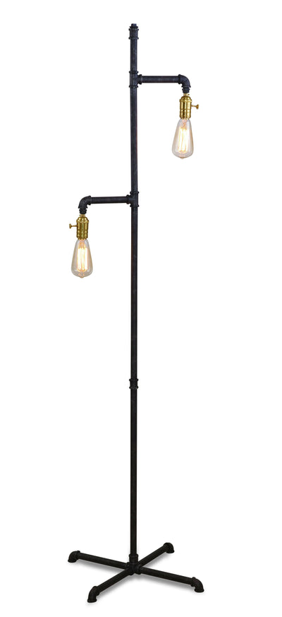 Telestar - Floor Lamp - Brown - Floor Lamps - Grand Furniture GA