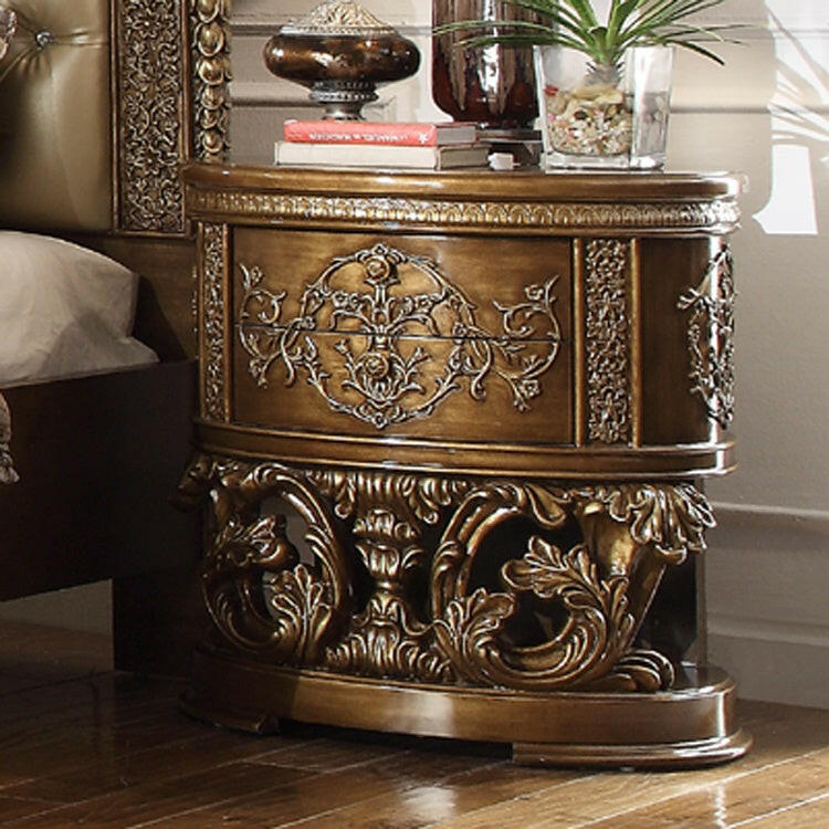 HD-8018 Two Drawer Nightstand by Homey Design