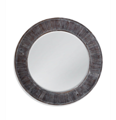 Hunter - Round Mirror - Brown - Wall Mirrors - Grand Furniture GA