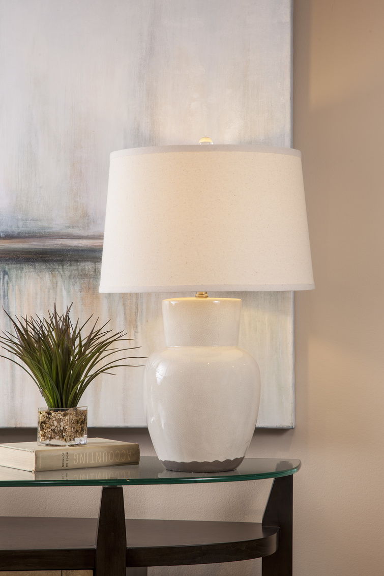 Keaton - Table Lamp - White