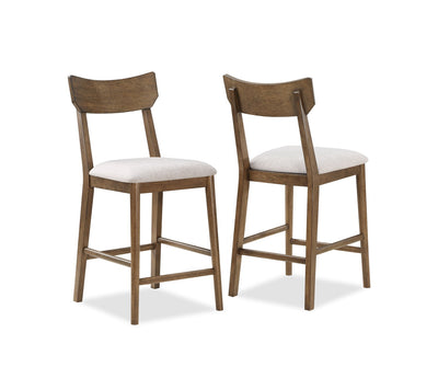 Weldon - Counter Height Chair (Set of 2) - Brown - Grand Furniture GA