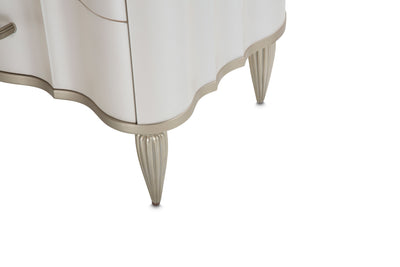 London Place - Nightstand - Creamy Pearl