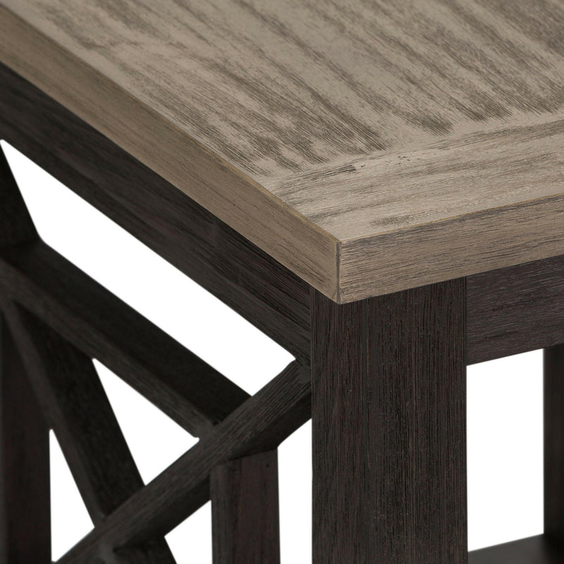 Heatherbrook - End Table - Black