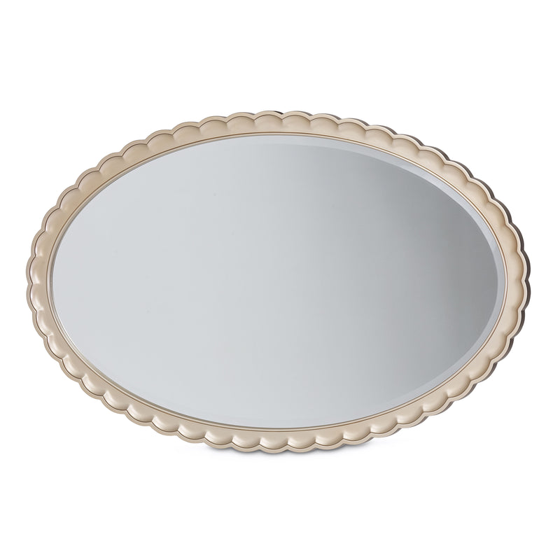 Malibu Crest - Oval Wall Mirror - Chardonnay