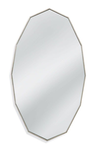 Turning - Leaf Wall Mirror - Silver - Wall Mirrors - Grand Furniture GA