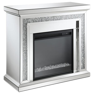 Lorelai - Rectangular Freestanding Fireplace Mirror.