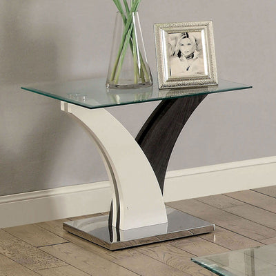 Sloane - End Table - White / Dark Gray - Grand Furniture GA