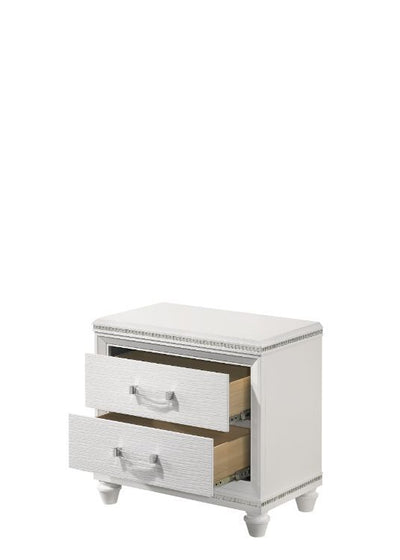 The clean lines and transitional look of the Sadie Nightstand it an ideal addition to any bedroom.