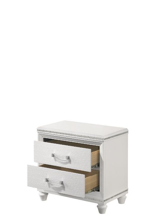 The clean lines and transitional look of the Sadie Nightstand it an ideal addition to any bedroom.