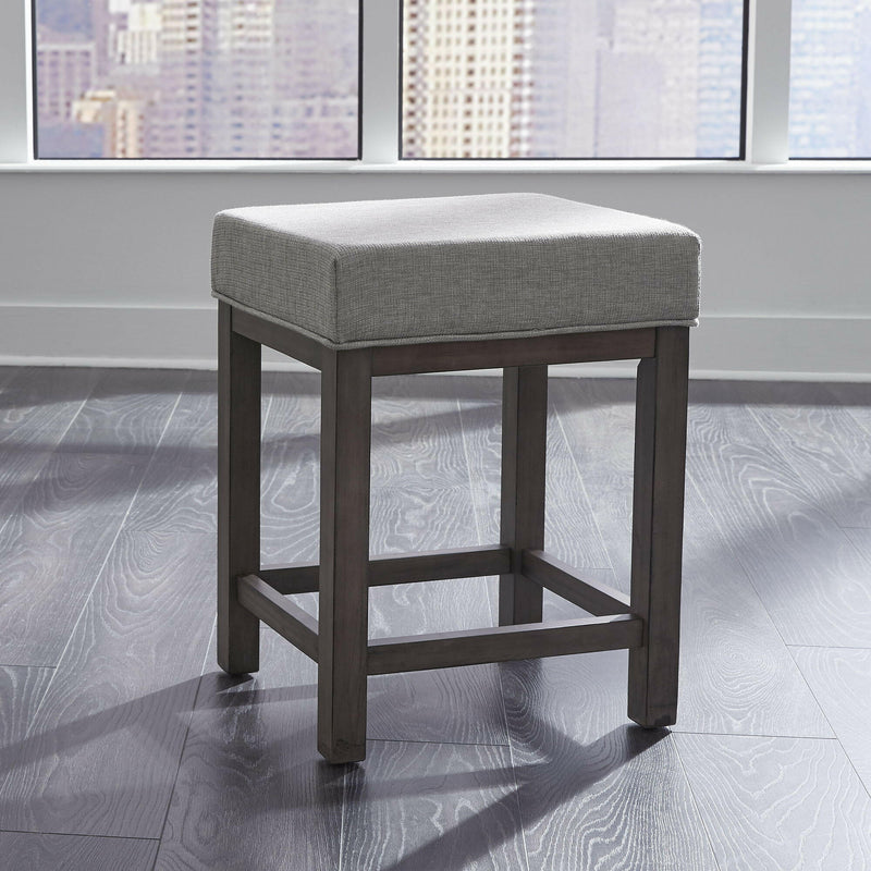 Tanners Creek - Upholstered Console Stool (3 Piece Set) - Dark Gray