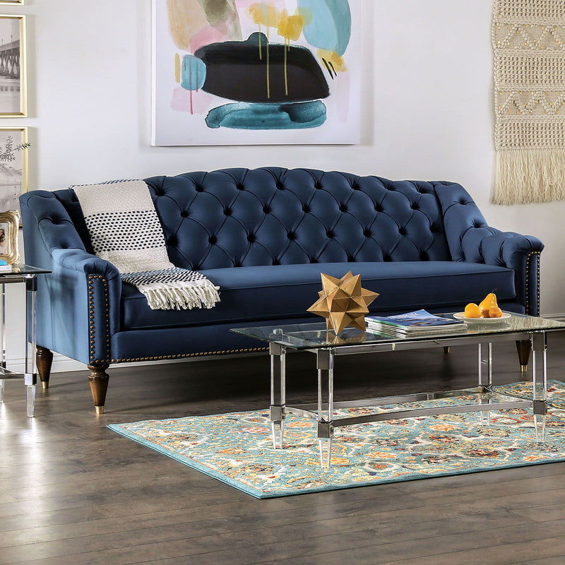 Martinique - Sofa - Blue - Grand Furniture GA