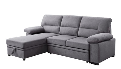 Nazli - Sectional Sofa - Gray Fabric - Grand Furniture GA