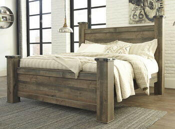 Trinell - Brown - King Poster Footboard.