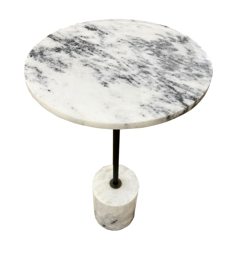 Pandia - Accent Table - Black / White