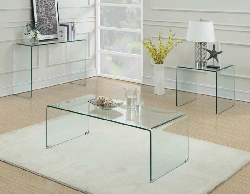 Ripley - Rectangular Coffee Table - Clear - Grand Furniture GA