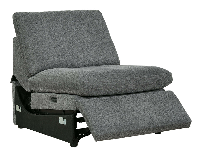 Hartsdale - Granite - Armless Power Recliner.