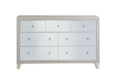 Sliverfluff - Dresser - Mirrored & Champagne Finish - Grand Furniture GA