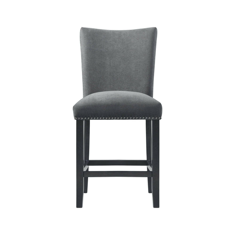 Tuscany - Counter Height Side Chair (Set of 2) - Charcoal - Chair Sets - Grand Furniture GA