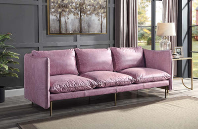 Metis - Sofa - Wisteria - Grain Leather - Grand Furniture GA