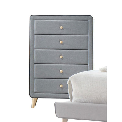 Valda - Chest - Light Gray Fabric - Grand Furniture GA