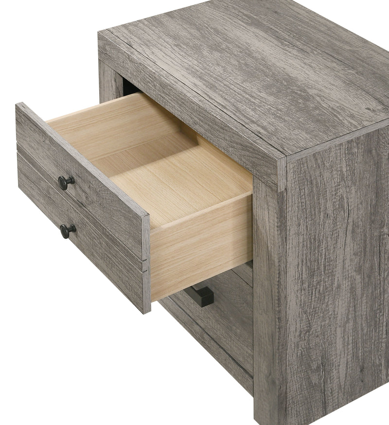 Tundra - Nightstand - Gray - Grand Furniture GA