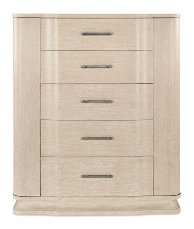 Nouveau Chic - Five Drawer Chest - Light Brown