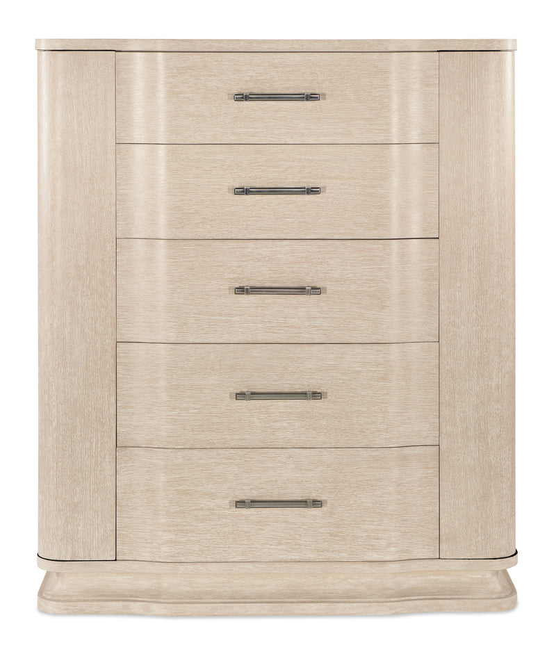 Nouveau Chic - Five Drawer Chest - Light Brown