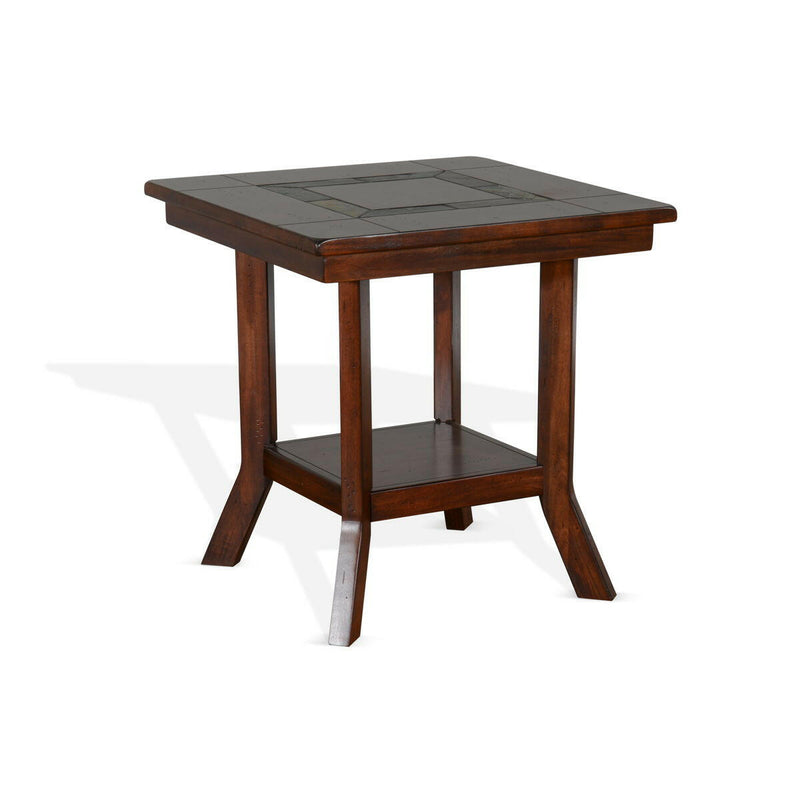 Santa Fe - End Table - Dark Chocolate.