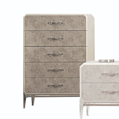 Kordal - Chest - Vintage Beige PU - Grand Furniture GA