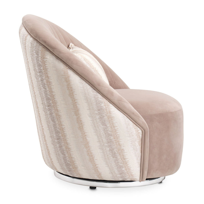 Lucca - Swivel Chair - Silver