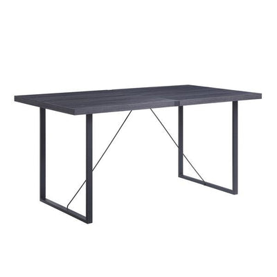 Nakula - Dining Table - Gray Oak & Black Finish - Grand Furniture GA