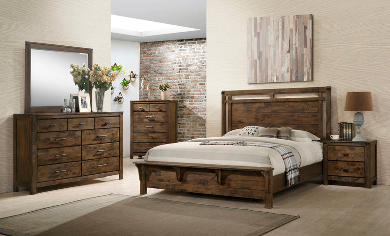 Curtis - Panel Bed - Grand Furniture GA