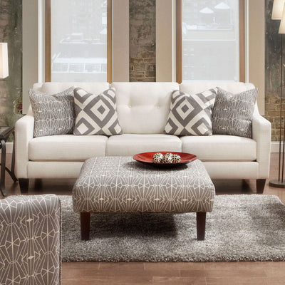 Parker - Sofa - Ivory - Grand Furniture GA