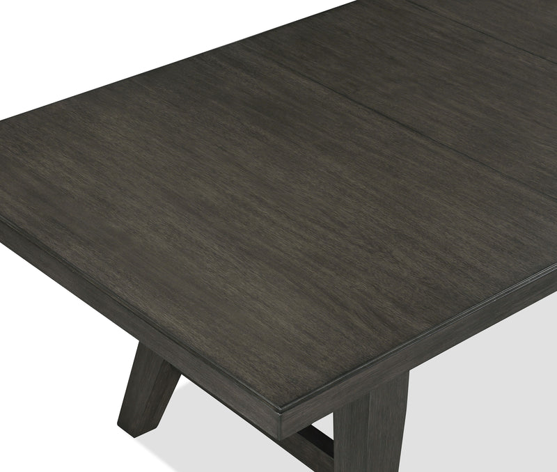 Rufus - Dining Table (1 X 18 Leaf) - Black - Grand Furniture GA