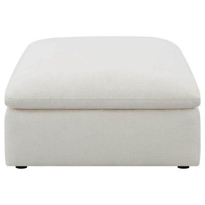 Hobson - Cushion Seat Ottoman - Off-White - Grand Furniture GA