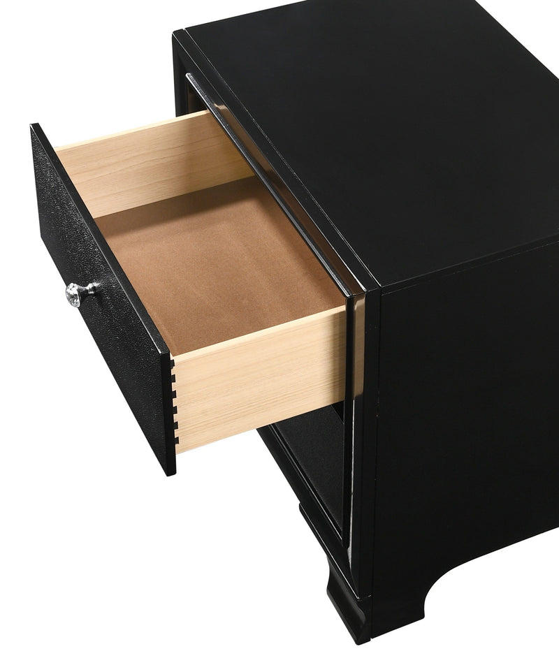 Micah - Nightstand - Black - Grand Furniture GA