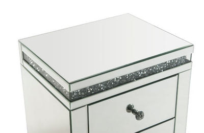 Noralie - Accent Table - Mirroed & Faux Diamonds - Grand Furniture GA