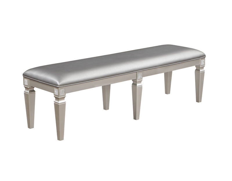 Klina - Bench - Silver - Grand Furniture GA