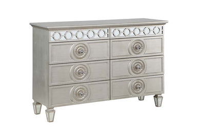 Varian - Dresser - Silver & Mirrored Finish - Grand Furniture GA
